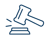 Icon of a judge's gavel